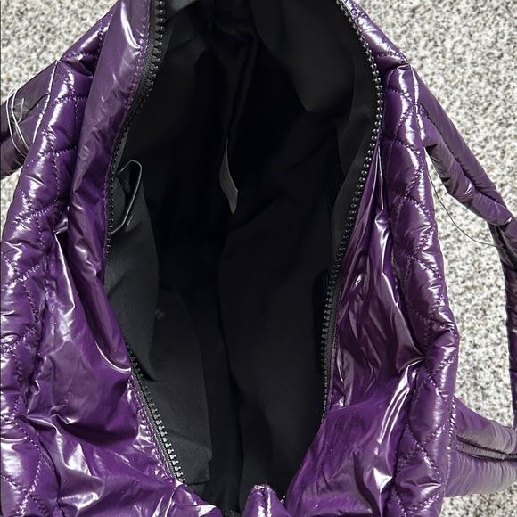 Steve Madden Deep Purple Quilted Tote - Picture 4 of 4